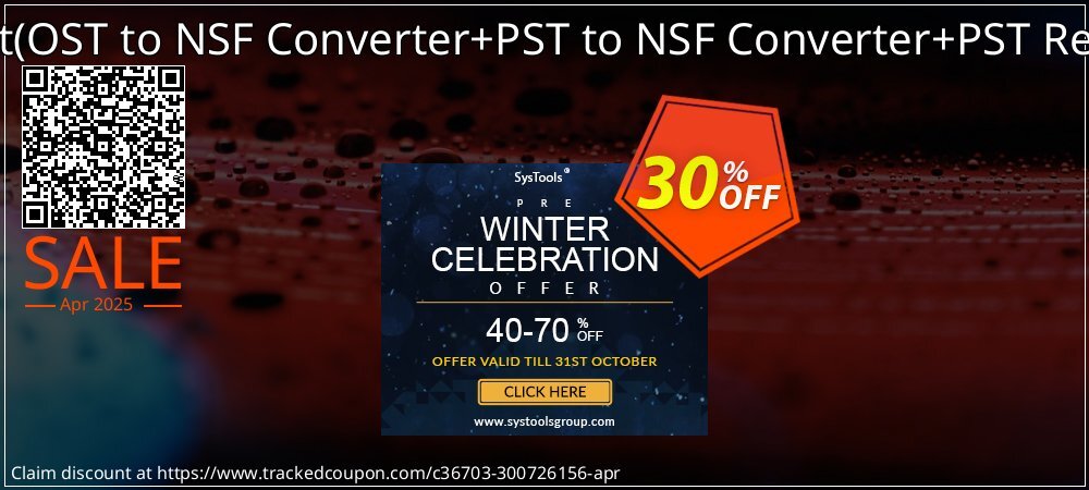 Email Management Toolkit - OST to NSF Converter+PST to NSF Converter+PST Recovery Technician License coupon on National Loyalty Day discounts