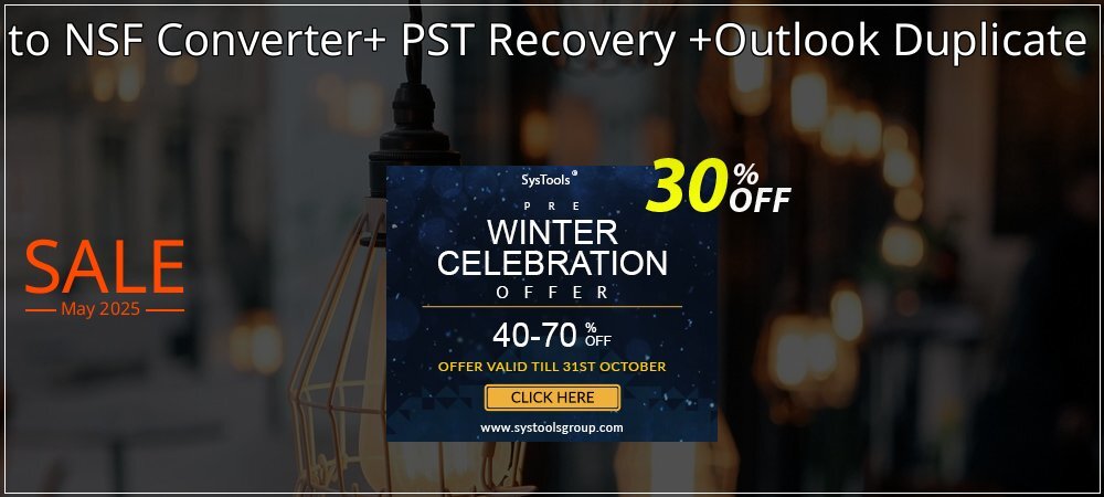 Email Management Toolkit - PST to NSF Converter+ PST Recovery +Outlook Duplicate Remover Administrator License coupon on Tell a Lie Day sales