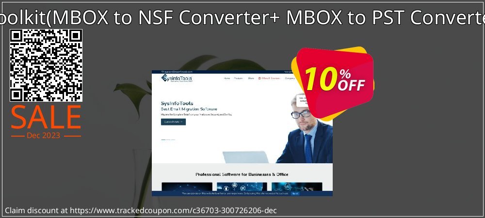 Email Management Toolkit - MBOX to NSF Converter+ MBOX to PST Converter Single User License coupon on World Party Day offer