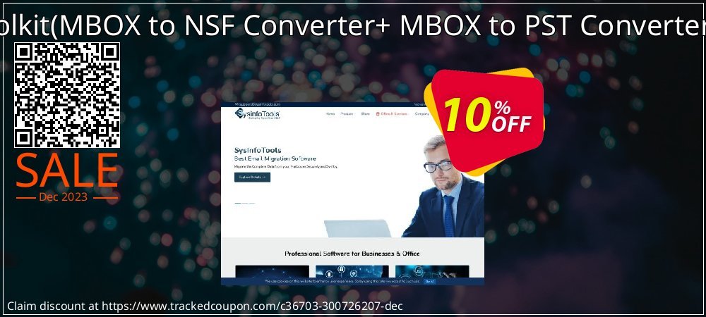 Email Management Toolkit - MBOX to NSF Converter+ MBOX to PST Converter Administrator License coupon on April Fools' Day discount