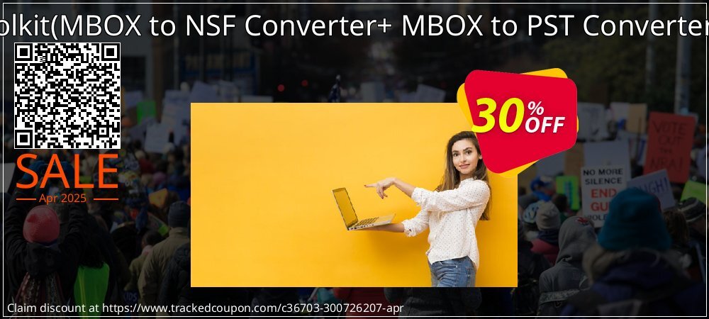 Email Management Toolkit - MBOX to NSF Converter+ MBOX to PST Converter Administrator License coupon on Working Day offering discount