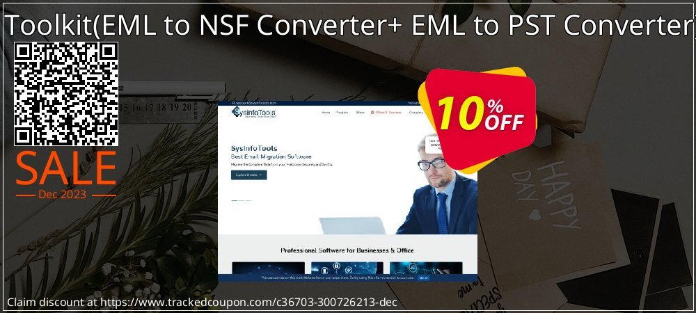 Email Management Toolkit - EML to NSF Converter+ EML to PST Converter Single User License coupon on Constitution Memorial Day deals