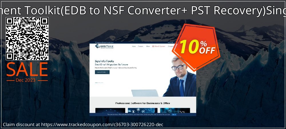 Email Management Toolkit - EDB to NSF Converter+ PST Recovery Single User License coupon on National Walking Day discounts