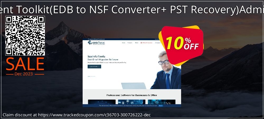 Email Management Toolkit - EDB to NSF Converter+ PST Recovery Administrator License coupon on April Fools' Day sales