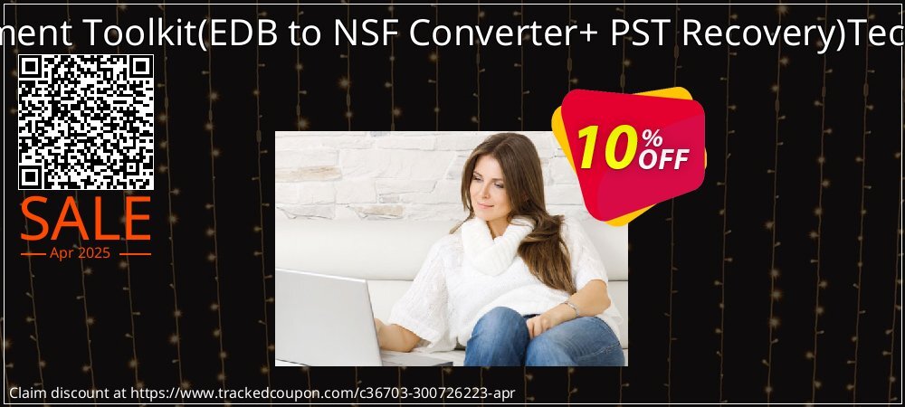 Email Management Toolkit - EDB to NSF Converter+ PST Recovery Technician License coupon on Virtual Vacation Day sales