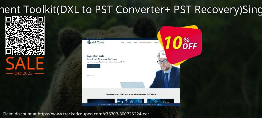 Email Management Toolkit - DXL to PST Converter+ PST Recovery Single User License coupon on World Password Day discount