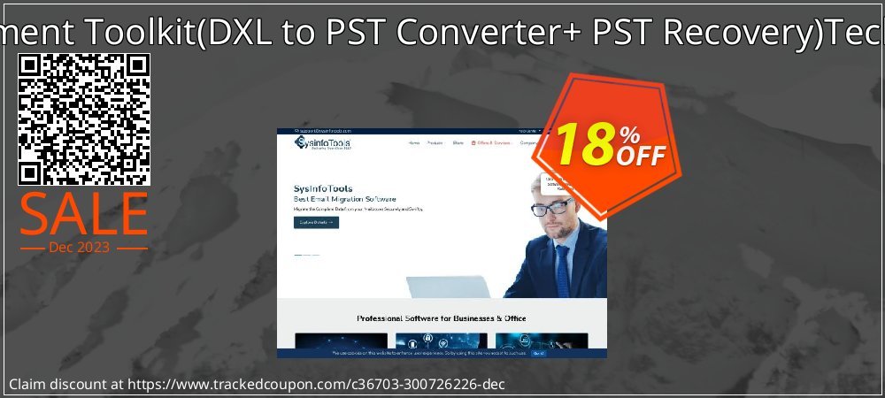 Email Management Toolkit - DXL to PST Converter+ PST Recovery Technician License coupon on World Party Day offering discount