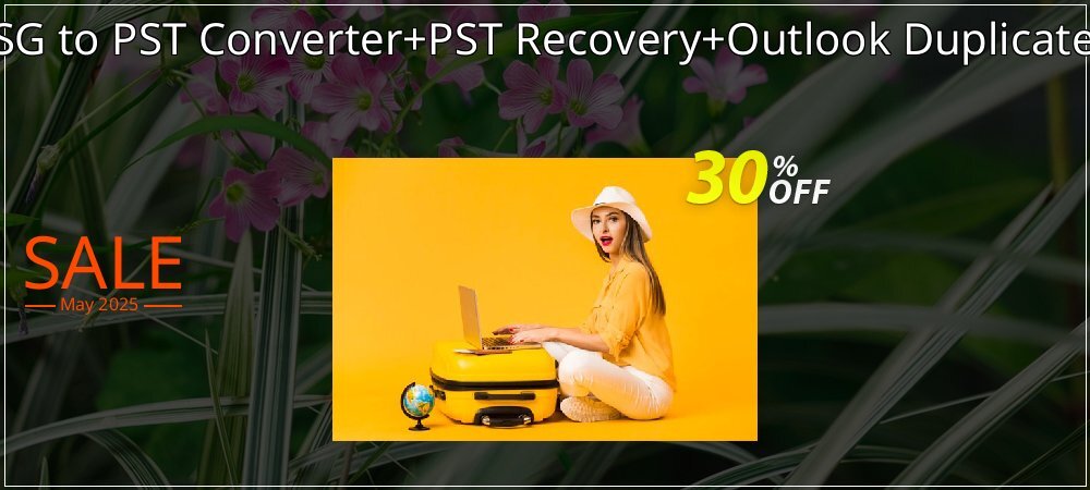 Email Management Toolkit - MSG to PST Converter+PST Recovery+Outlook Duplicate Remover Single User License coupon on National Walking Day offering discount