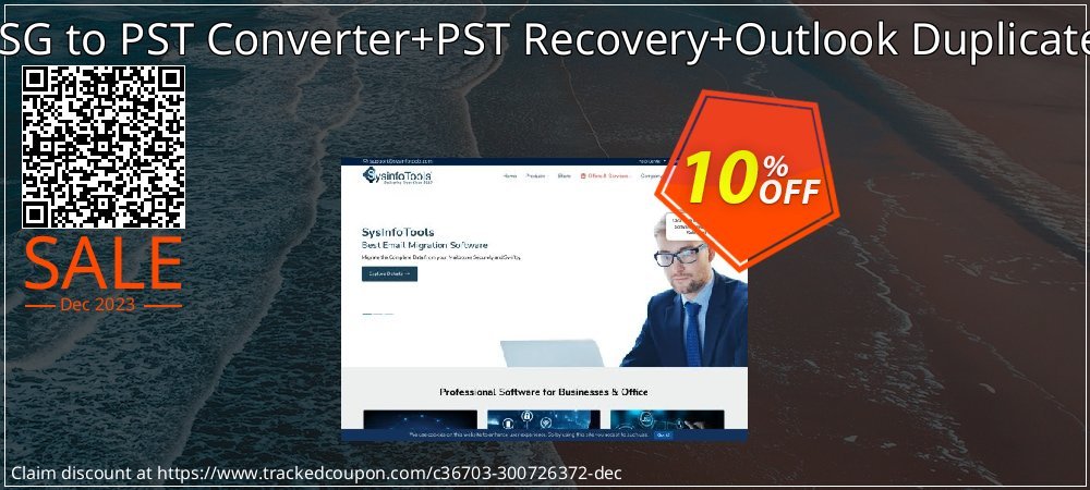 Email Management Toolkit - MSG to PST Converter+PST Recovery+Outlook Duplicate Remover Technician License coupon on April Fools' Day super sale