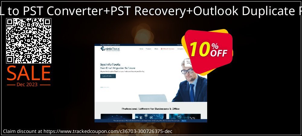 Email Management Toolkit - EML to PST Converter+PST Recovery+Outlook Duplicate Remover Administrator License coupon on Mother Day deals