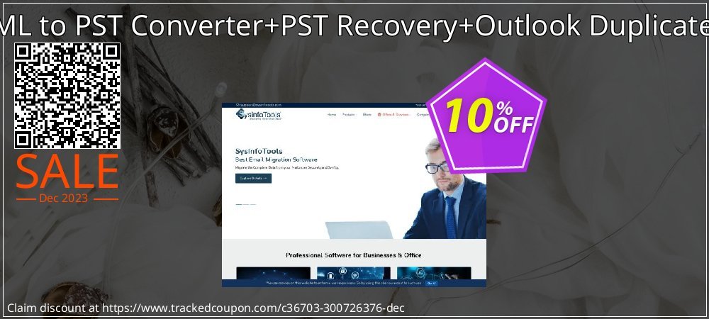 Email Management Toolkit - EML to PST Converter+PST Recovery+Outlook Duplicate Remover Technician License coupon on World Party Day deals