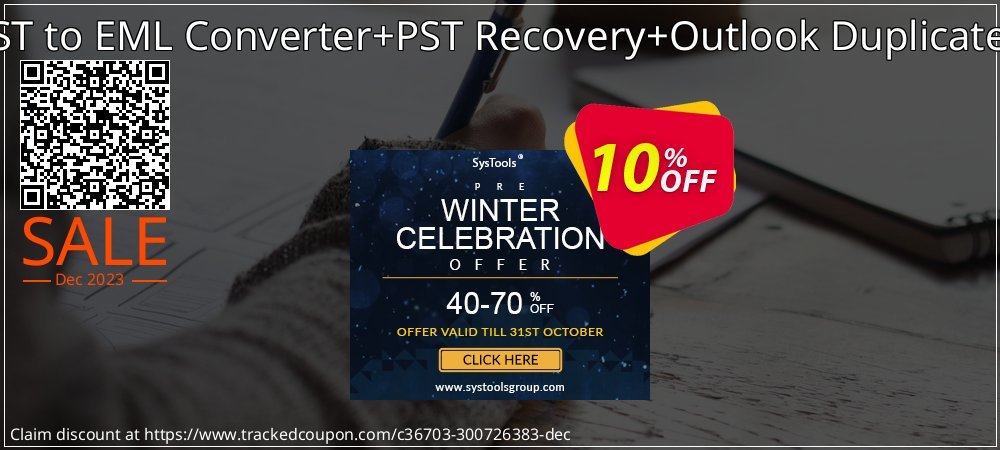 Get 10% OFF Email Management Toolkit(PST to EML Converter+PST Recovery+Outlook Duplicate Remover)Technician License deals