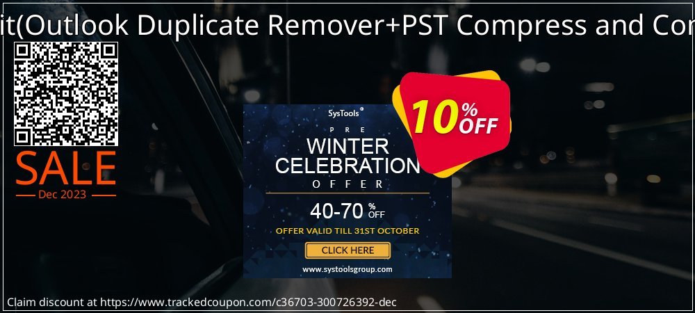 Email Management Toolkit - Outlook Duplicate Remover+PST Compress and Compact Single User License coupon on April Fools' Day promotions