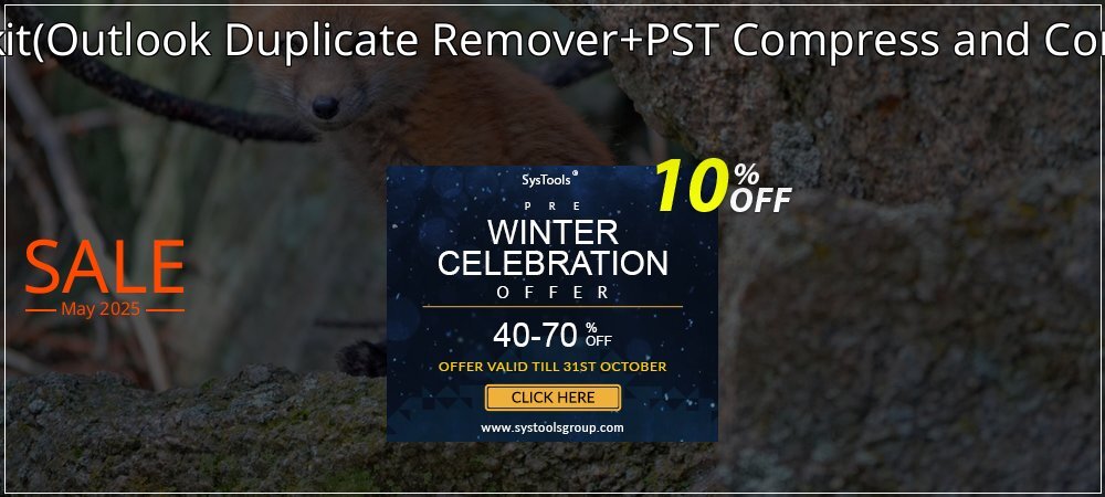 Email Management Toolkit - Outlook Duplicate Remover+PST Compress and Compact Technician License coupon on World Password Day offer