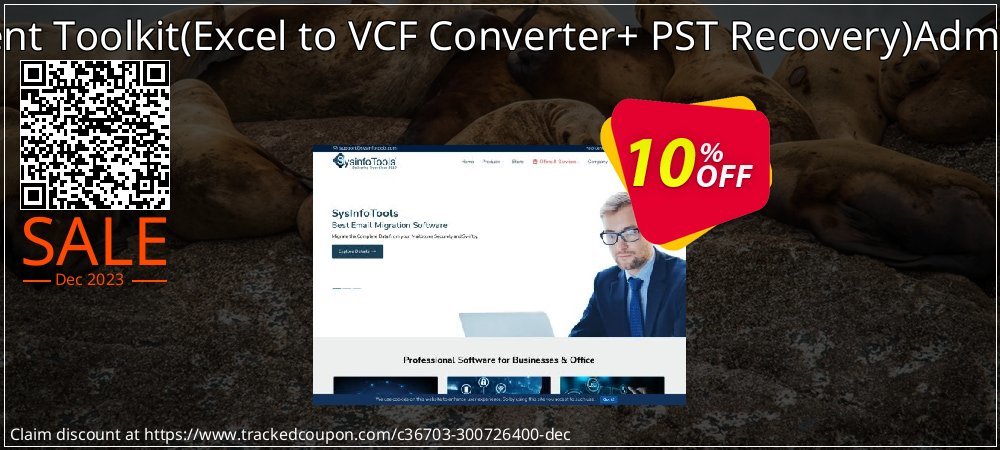 Email Management Toolkit - Excel to VCF Converter+ PST Recovery Administrator License coupon on National Walking Day discounts