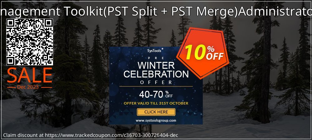 Email Management Toolkit - PST Split + PST Merge Administrator License coupon on Tell a Lie Day offer