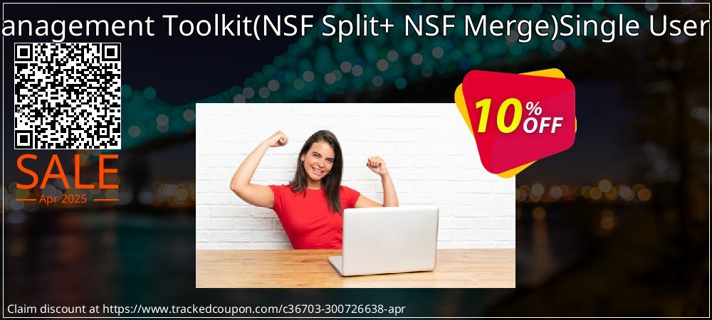 Email Management Toolkit - NSF Split+ NSF Merge Single User License coupon on Easter Day offer