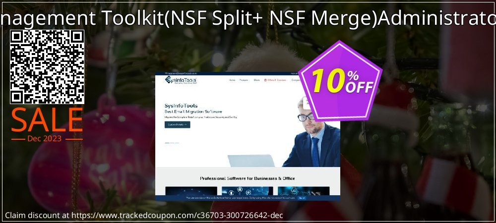 Email Management Toolkit - NSF Split+ NSF Merge Administrator License coupon on April Fools' Day super sale