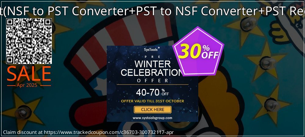 Email Management Toolkit - NSF to PST Converter+PST to NSF Converter+PST Recovery Single User License coupon on April Fools' Day sales