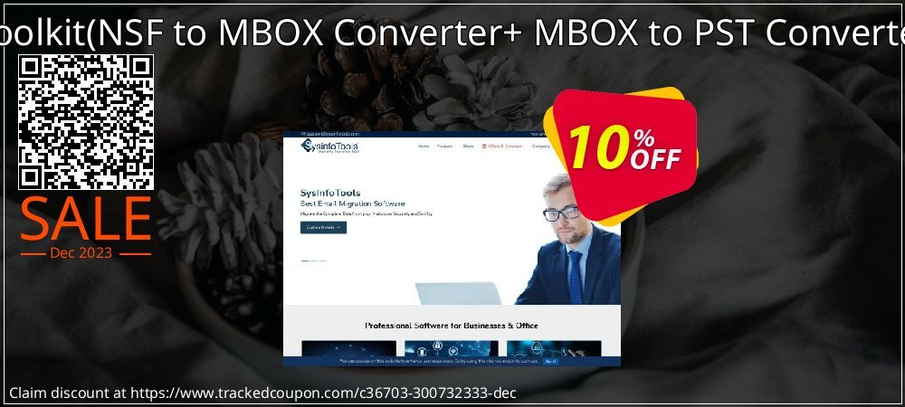 Email Management Toolkit - NSF to MBOX Converter+ MBOX to PST Converter Single User License coupon on Easter Day sales