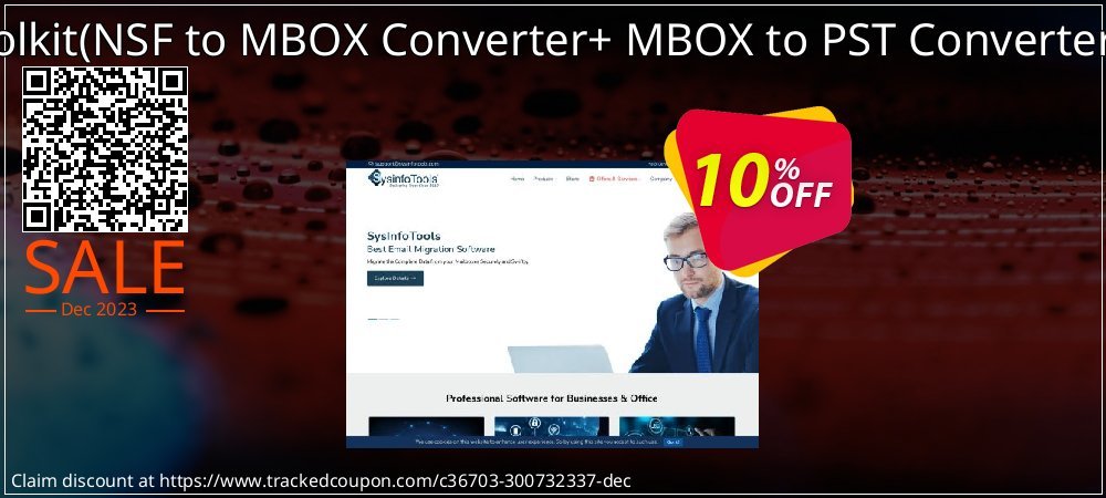 Email Management Toolkit - NSF to MBOX Converter+ MBOX to PST Converter Administrator License coupon on April Fools' Day offering discount