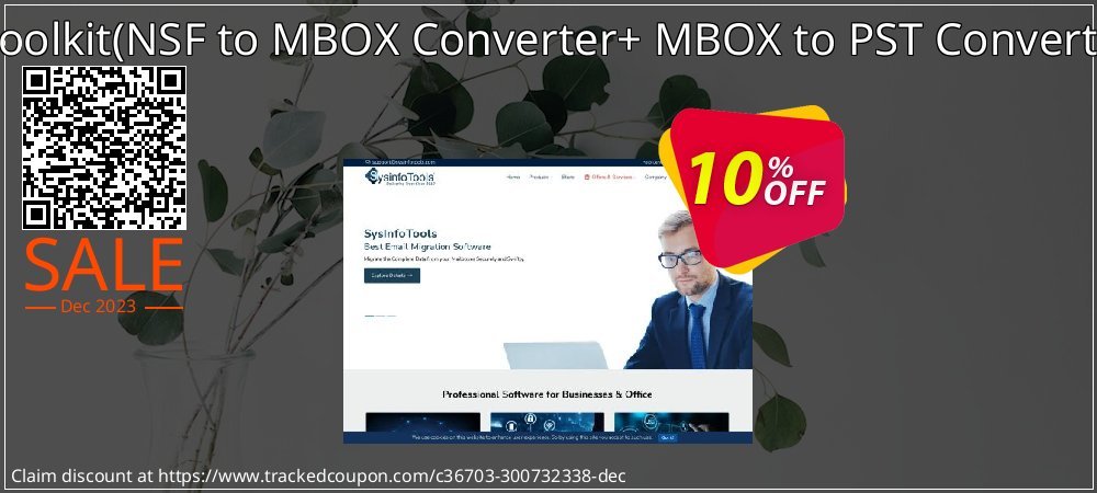 Email Management Toolkit - NSF to MBOX Converter+ MBOX to PST Converter Technician License coupon on Easter Day offering sales