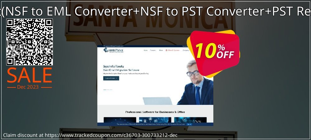 Email Management Toolkit - NSF to EML Converter+NSF to PST Converter+PST Recovery Single User License coupon on April Fools' Day super sale