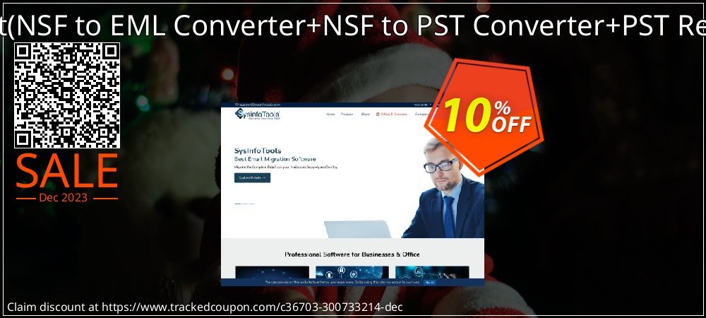 Email Management Toolkit - NSF to EML Converter+NSF to PST Converter+PST Recovery Technician License coupon on April Fools' Day discounts