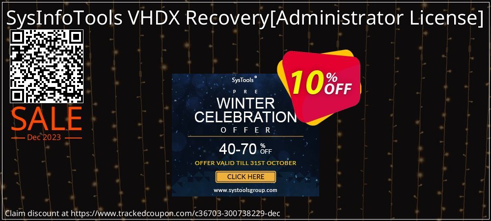 SysInfoTools VHDX Recovery - Administrator License  coupon on Tell a Lie Day deals