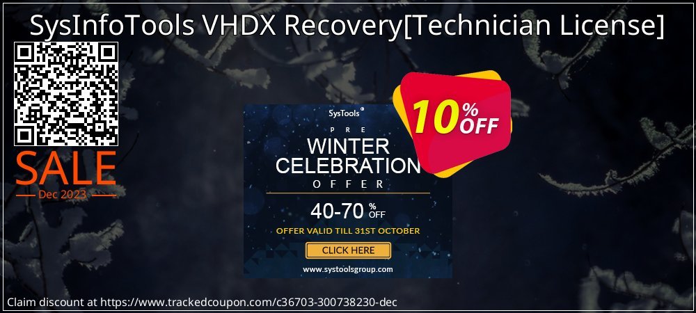 SysInfoTools VHDX Recovery - Technician License  coupon on National Walking Day offer