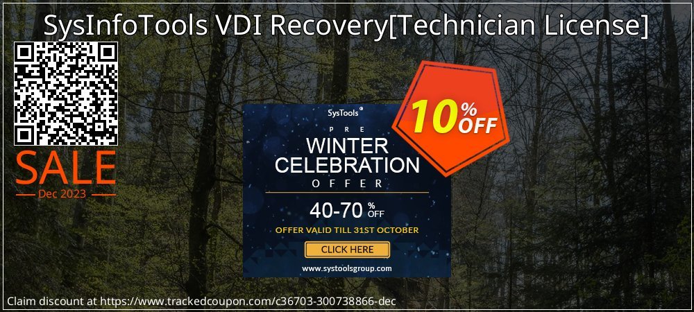 SysInfoTools VDI Recovery - Technician License  coupon on National Loyalty Day sales