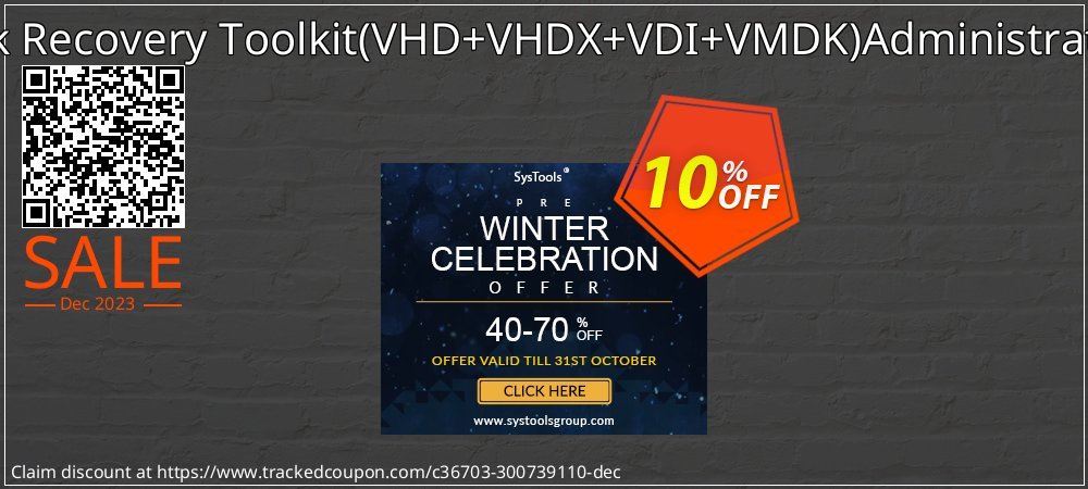 Virtual Disk Recovery Toolkit - VHD+VHDX+VDI+VMDK Administrator License coupon on National Walking Day sales