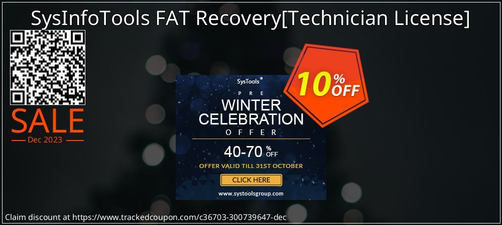 SysInfoTools FAT Recovery - Technician License  coupon on Working Day discounts