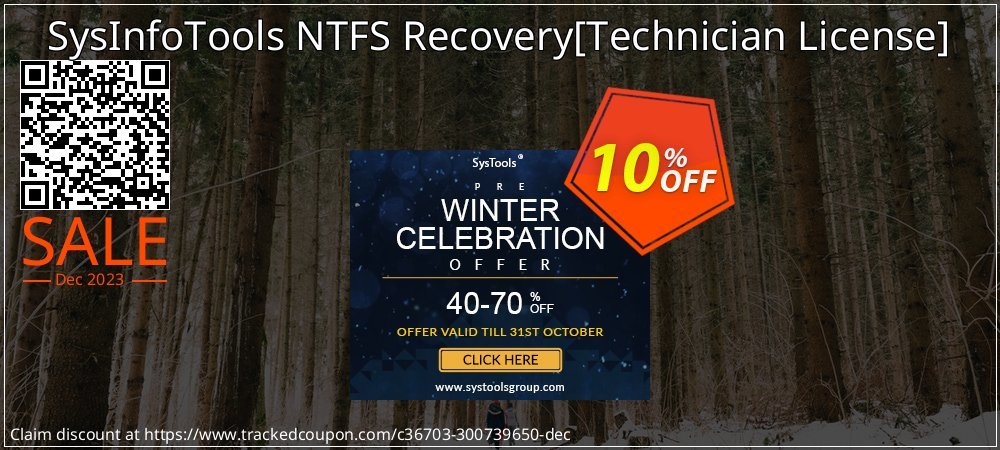 SysInfoTools NTFS Recovery - Technician License  coupon on Mother Day deals