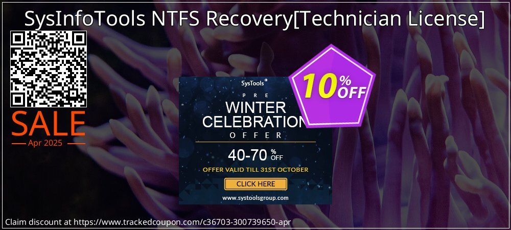 SysInfoTools NTFS Recovery - Technician License  coupon on National Walking Day sales