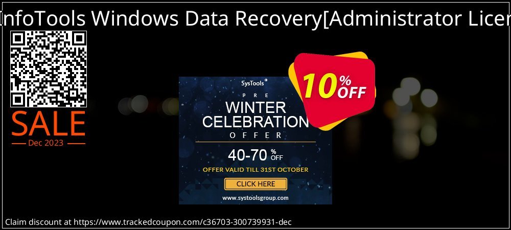 SysInfoTools Windows Data Recovery - Administrator License  coupon on World Party Day offer