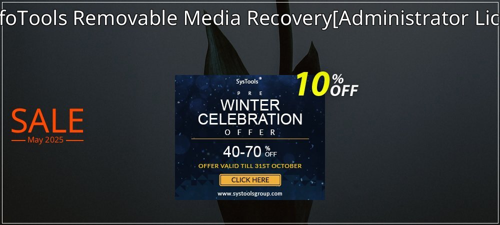 SysInfoTools Removable Media Recovery - Administrator License  coupon on World Password Day offer