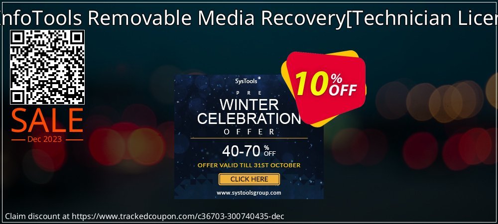 SysInfoTools Removable Media Recovery - Technician License  coupon on National Walking Day offer