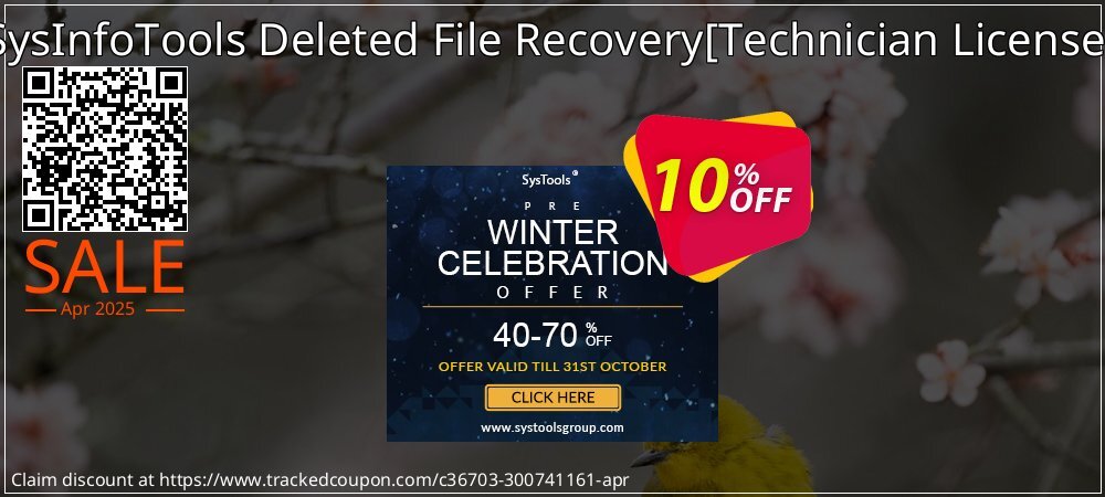 SysInfoTools Deleted File Recovery - Technician License  coupon on World Party Day promotions