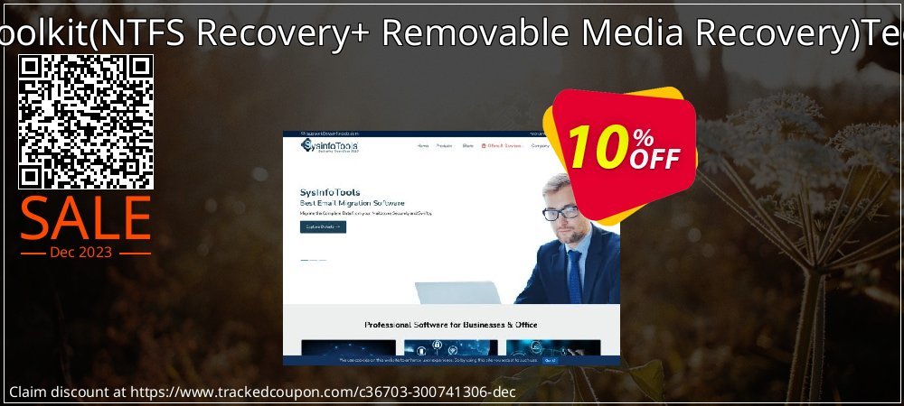 Disk Recovery Toolkit - NTFS Recovery+ Removable Media Recovery Technician License coupon on World Party Day sales