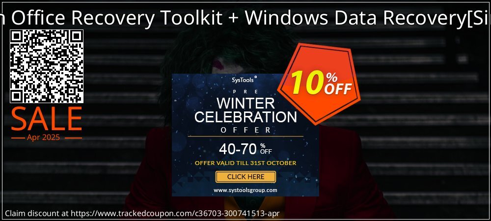 SysInfoTools Open Office Recovery Toolkit + Windows Data Recovery - Single User License  coupon on Easter Day sales