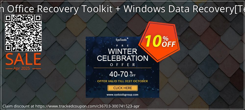 SysInfoTools Open Office Recovery Toolkit + Windows Data Recovery - Technician License  coupon on Constitution Memorial Day offer