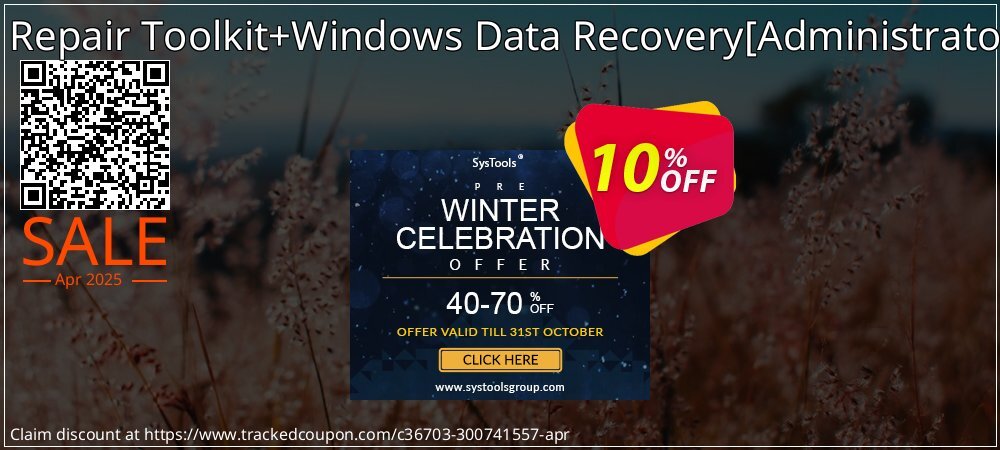 MS Office Repair Toolkit+Windows Data Recovery - Administrator License  coupon on April Fools' Day promotions