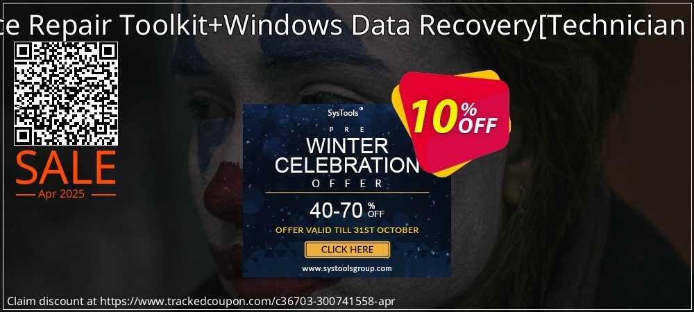 MS Office Repair Toolkit+Windows Data Recovery - Technician License  coupon on Easter Day sales