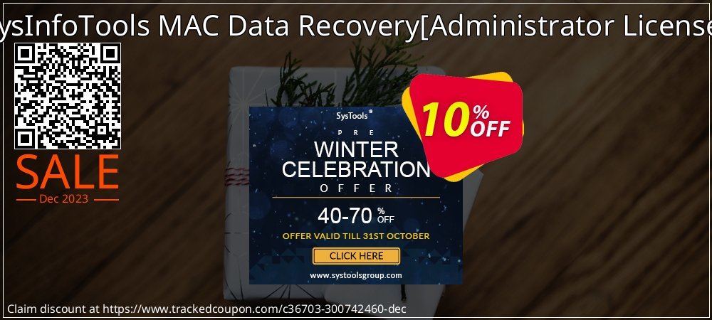 SysInfoTools MAC Data Recovery - Administrator License  coupon on National Walking Day offer