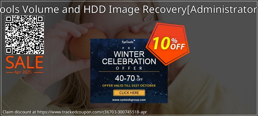 SysInfoTools Volume and HDD Image Recovery - Administrator License  coupon on Constitution Memorial Day deals