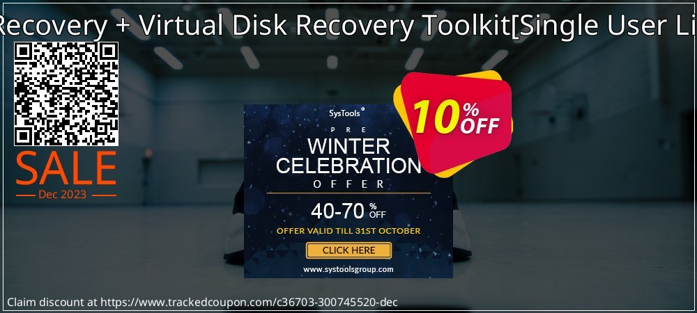 RAID Recovery + Virtual Disk Recovery Toolkit - Single User License  coupon on National Walking Day offer