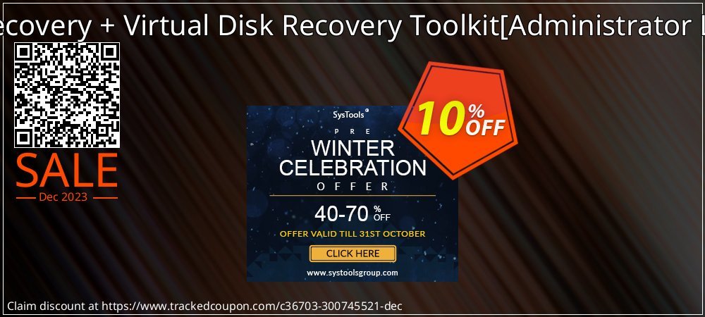 RAID Recovery + Virtual Disk Recovery Toolkit - Administrator License  coupon on World Party Day discount
