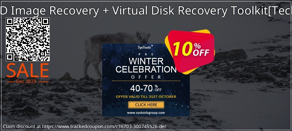 Volume and HDD Image Recovery + Virtual Disk Recovery Toolkit - Technician License  coupon on World Party Day promotions