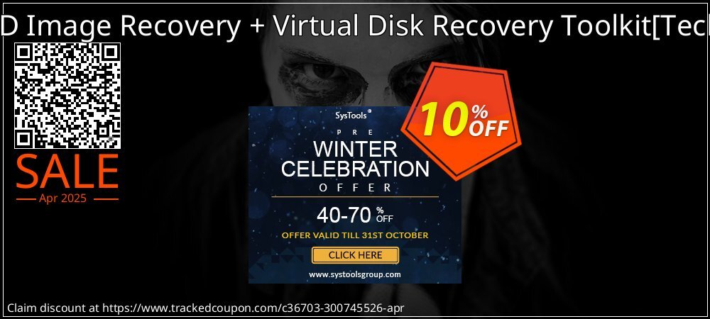 Volume and HDD Image Recovery + Virtual Disk Recovery Toolkit - Technician License  coupon on World Party Day promotions